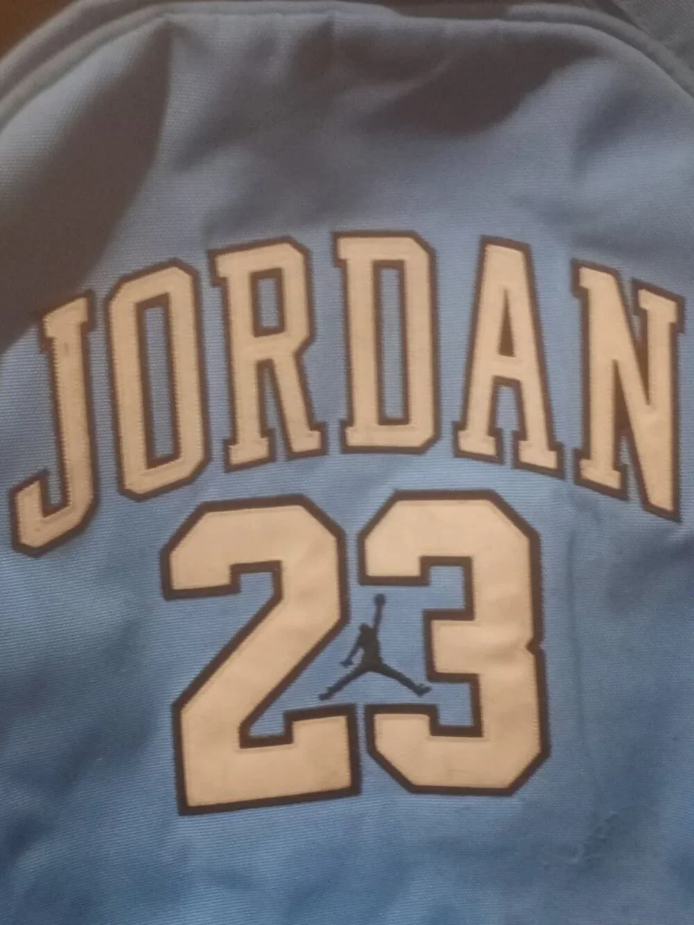 Nike Air Jordan Jersey Backpack North Carolina University 23 Light Blue